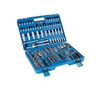 Jeu de clés à douille 171 pièces 1/4 3/8 et 1/2 pouce en Acier chrome vanadium bleu