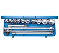 Jeu de clés à douille 3/4" 14 pces profil UD 22-50 mm