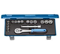 Jeu de clés à douille 3/8" 16 pces 6 pans 6-19 mm