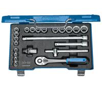 Jeu De Clés À Douille 3/8 22 Pièces 6 Pans 6-22Mm GEDORE 30 HMU-10