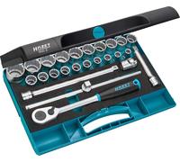 Jeu de clés à douille 900Z 25 pces.1/2 pouce SW 10-32mm Z.90 12 pans HAZET