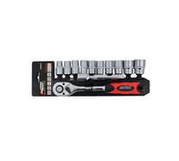Jeu de clés à douille AWTools AW39013; 1/2''; 10-24 nn; 12 unités