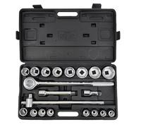 Jeu de clés à douille AWTools AW39021; 3/4''; 19-50 mm; 21 unités