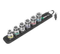 Jeu de clés à douille Belt C 1 Zyklop 7 pces 1/2 pouce 10-19mm p.a6-KT.-Schr.WERA