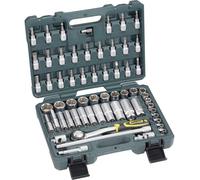 Jeu de clés à douille Brüder Mannesmann M 2045-SL métrique 3/8\ (10 mm) 61 pièces