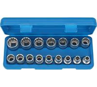 Jeu de clés à douille Condor Werkzeug C1016/12K; 1/2''; 8-24 mm; 16 unités