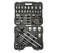 Jeu de clés à douille de 1/4", 1/2" et 3/4", 54 pièces. | WGB Das Werkzeug