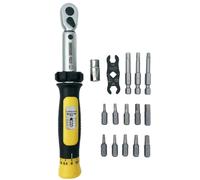 Pedro´s Demi Torque Wrench Ii + Bit Set Tool Noir Black / Yellow