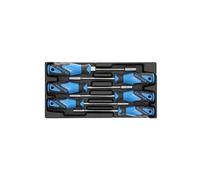 Gedore Jeu de clés à douille 1500 ES-2133 – module 1/3 ES, 6 pièces