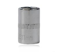 Jeu de clés à douille hexagonale à double extrémité, en acier au chrome vanadium, résistant, pour cliquet Wr (11 mm)