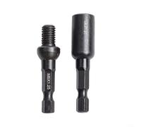 Jeu de clés à douille pour tournevis M6 M8 M10 et outil d'installation d'insert fileté, adaptateur de douille autotaraudeuse avec tige hexagonale de 6,35 mm, chrome vanadium (M8)