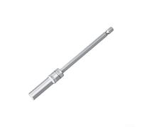 Jeu de clés à douille profonde - Douilles hexagonales de 4 à 14 mm, entraînement 1/4", pour alliage d'acier CR-V, design de puits de 30 mm de profondeur pour un accès serré aux boulons, poignée