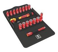 Wera 05004970001 Composition Zyklop Isolée 3/8", métrico, Juego de 17 piezas