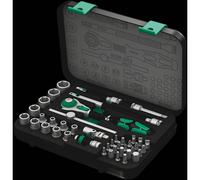 Jeu de clés à douille Wera 8100 SA 2 Zyklop métrique 1/4 (6.3 mm) 42 pièces