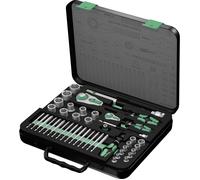 Wera Jeu de clés à douille 8100 SA/SC 2 Zyklop métrique 1/4 (6,3 mm), 1/2 (12,5 mm) 43 pièces