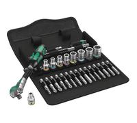 Jeu de clés à douille Wera 8100 SA Zyklop Speed métrique 1/4 (6.3 mm) 28 pièces 05004016001