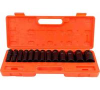jeu de clés à douilles 1/2" à impact profond, plage de tailles 13-32mm, 13 pièces, A