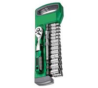 Jeu de clés à douilles conçues avec précision - Construction en acier traité thermiquement - Applications fonctionnelles dans le travail du bois et des machines - Ensemble de clés portables pour