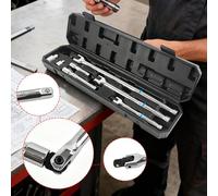 Jeu De Clés À Douilles | Outil De Levier En Acier 7 Pièces À Manche Longue - Clé À Douille Et Barre De Rupture Pour Réparation Auto,Pour La Maintenance Des Véhicules De Construction Et Les Mécaniciens