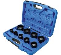 Jeu de clés à écrous à rainure 9 pcs 4 cônes extérieur KM4 - KM12 écrous à ra...