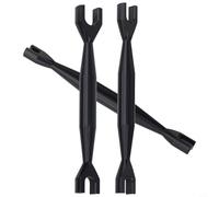 Jeu de clés à extrémité ouverte à double extrémité 3-4 mm, 4,5-5 mm, 5,5-7 mm, en aluminium, clé de précision pour modèles de voitures télécommandées 1/8 1/10 (noir)