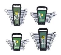 Jeu de clés à miroir en acier au chrome vanadium à double tête Torx convexe nervures pour réparation de cadre en plastique avec étagère de rangement pour voiture, vélo, maison