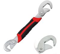 Jeu de clés à molette conçues pour gérer plusieurs tailles de fixation avec mâchoires en acier trempé et antidérapantes pour un meilleur couple et contrôle (E)