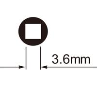 Jeu de clés à rayons IceToolz 12D5 pour écrous carrés de 3,6 mm (12D3 + 12D7)