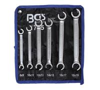 Jeu de clés à tuyauter 8x9 - 18x19 mm 6 pièces