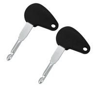 Jeu de Clés de Contact Tracteur - Clés de Rechange Universelles pour Interrupteur d'Allumage Tracteur, Compatible avec Fendt, FIAT, CLAAS, Massey Ferguson, MAN, IVECO, et D'autres Marques (2 PCS)