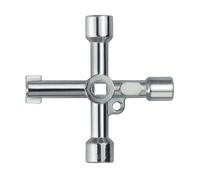 Jeu de clés de croisement professionnelles pour trous carrés de 5, 3 mm, 6 mm, 8 mm, outil polyvalent triangulaire de 9 mm, outil polyvalent hexagonal de 7 mm, outil de clé à trous multiples
