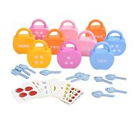 Jeu De Clés De - Ensemble D'apprentissage Précoce, Jouet Pour Les Activités Préscolaires, Puzzle Pour La Coordination Des Mains, Kit De Pratique Cognitive | Outil De Développement