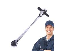 Jeu de clés d'extrémité à double boîte, clé à cliquet à deux extrémités, clé à cliquet 4 en 1 de haute dureté | Clés à tube Clé à cliquet résistante à l'usure