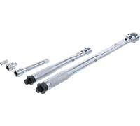 Jeu de clés dynamométriques 5pcs 1/4" 5-25Nm 1/2" 28-210Nm adaptateur fusil vélo
