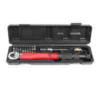 Jeu de clés dynamométriques réglables de 1 10,2 cm pour vélo, moto, voiture, accessoire de réparation avec embouts, manchon de tige d'extension et boîte de rangement