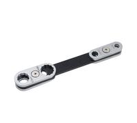 Jeu de clés flexibles et multifonctionnelles en métal résistant à l'oxydation, ergonomique pour les espaces étroits, outil multifonction multifonction