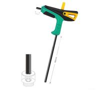 Jeu de clés hexagonales de type T fabriquées en alliage d'acier traité thermiquement avec poignée en T TPR pour une application constante du couple (D)