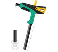 Jeu de clés hexagonales de type T fabriquées en alliage d'acier traité thermiquement avec poignée en T TPR pour une application constante du couple (H)