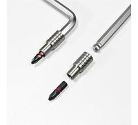 Jeu de clés hexagonales étendues en forme de L avec tête sphérique pour réparations automobiles et assemblage de meubles avec couple amélioré et étui de rangement (B)