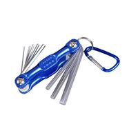 Jeu de clés hexagonales pliantes portables, système métrique en métal, clé hexagonale Torx, tournevis, clé hexagonale, outil manuel(Small Hexagon Wrench)