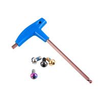 Jeu de clés hexagonales T-Handle - Clé à molette inclinée portable avec design à deux extrémités - Outils hexagonaux polyvalents pour l'entretien mécanique, la construction, les réparations