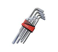 JEU DE CLES MALES 6 PANS ALLEN BTR LONGUES 2 A 19 MM - 13 PCS