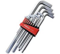 jeu de cles males 6 pans allen btr longues 2 a 19 mm - 13 pcs - Force G