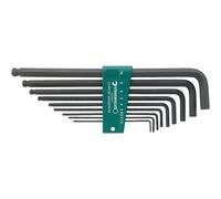 Jeu de clés mâles coudées à pointe sphérique - empreinte 6 pans - 10767/9 STAHLWILLE