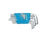 Jeu de clés mâles coudées GEDORE - Dimensions métriques 1,3 à 10 - Lot de 10 clés