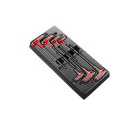 Jeu de clés mâles en T à tête sphérique FACOM - 7 pcs - 6 pans
