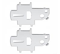 Jeu de clés marines avec 2 outils de remplissage de pont en acier inoxydable avec têtes de tailles multiples et décapsuleur, compatible avec plusieurs types de remplissage de carburant de pont de