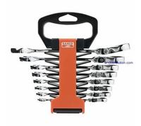 JEU DE CLES MIXTES A CLIQUET AVEC TÊTE ARTICULE...