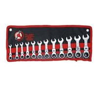 BGS Diy 30003 | Jeu de clés mixtes à cliquet | extra court | 8-19 mm | 12 pièces