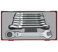 Jeu de cles mixtes- flex à racagnac TT1 tray 8-19mm 8 pièces Teng Tools TT6508RF